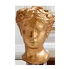 Vases Greek Statue Goddess Flower Pots Head Retro Vase Vase Home Decoration Accessoires Ornement Decor Table Decorative 210610