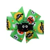 Baby Halloween Grosgrain Ribbon Bows with Clip Girls chind Ghost Party Pumpkin kids Girl Pinwheel Hair Clips HairPin Accessories 12 styles WQ16-WLL