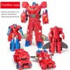 Trasformazione di grandi dimensioni trasformazione robot deformazione collisione magnetico a due in uno figure di action figures boy regalo7257678