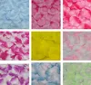 2021 실크 장미 꽃잎 Petalas 결혼식 장식 인공 폴리 에스터 꽃 색종이 55 색 결혼식 장식 꽃