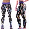 Sömlösa yogaträkter Tryck upp leggings för kvinnor sport fitness legging hög midja squat proof sport tight träning leggins 63