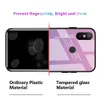 Gradient color Glass Case phone cases For Xiaomi Mi 8 A2 Lite A1 6x 5x Redmi Note 6 7 5 Pro Silicone Plus 6a