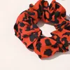 Corda de Cabelo Corda Scrunchie Leopardo Floral Cópia Elastic Hair Band Borracha de Borracha Tie Tie-tintura Acessórios De Cabelo