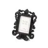 NEWVictorian Style Resin White&Black Baroque Picture/Photo Frame Place Card Holder Bridal Wedding Shower Favors Gift RRE11528