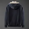 ull Hoodie Mäns Lambull Hoody Cashmere Sweatshirts Plus Velvetförtjockning Äldre Stor Storlek Vinterkläder L-8XL 211014