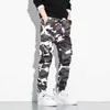 Arbeitskleidung Hosen Männlich Frühling Herbst Koreanische Version des Trends Lose Plus Fett Plus Größe Strahl Fuß Camouflage Casual Pantalones Y0927