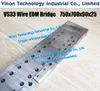 VS33ワイヤーEDMブリッジ部品L = 750×700×22 + 5LMM、精密ワイヤーカットブリッジ750LMM（ステンレススチール）EDM-ジグ・ツールブリッジ用Wiredm機