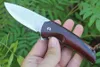 Ex-factory cena Flipper Folding Knife VG10 Damascuss Steel drop point Blade Rosewood + Stal nierdzewna Uchwyt Ball Bearing EDC Scyzoryki