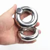 10 Boyutları Cockrings Penis Kolye Paslanmaz Çelik Skrotum Silindirik Tip Testisler Ağırlık Bondag Yüzükler Top Sedyeler Tat Seks Oyuncakları Erkekler Için BB2-2-216