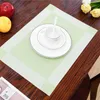 Topfinel PVC Cup Coaster for Dining Table Runner Plastic Placemats in Kitchen Accessories Washable Heat-resistant Pad Table Mats 210817