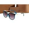 Mens Womens Designer Sunglasses Sun Glasses Round Fashion Gold Frame Glass Lens Eyewear for Man woman with actions acments mixed color