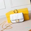 Designer- Mulheres Mini Bag Corrente Cross Body Bag Lady Coin Moda Carta Letra de Couro Couro Hasp New Style Messenger Bag 2021