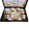 Chiny Ceramika kubek kawy Zestaw naczynia ceramiczne Brytyjska popołudniowa herbata Creative Różnorodność wysokiej jakości kubki 50-100ml z kolorowym pudełkiem