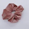 Mode Corduroy Scrunchie Elastic Hair Bands Party för kvinnor Flickor Ponytailhållare Scrunchies Soft Hairties Tillbehör Huvudbonader Wll524