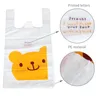 50 PCS Cute Tote Plastic Shopping Handles Cartoonb Storeb with Gift Back Bundle Bunde Retail Pags 2103269563457