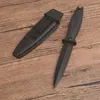 En Kaliteli KS 4007 Açık Survival Düz Taktik Bıçak 8Cr13Mov Çift Eylem Siyah Oksit Bıçak ABS Kolu Kydex Ile Sabit Bıçaklar Bıçaklar