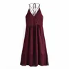 Summer Dress Strappy Long Women Elegant Party Backless Sexy es Ladies Ruched Evening Cocktail es 210519