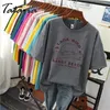 Graphic Tees Women Summer Candy Colors Causal T-shirt Fashion Short Sleeve Top Harajuku Pure Cotton O-neck Female 210514