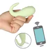 Smartphone-APP-gesteuerter Vibrator G-Punkt-Kugelvibratoren Klitoris-Stimulationsmassagegerät Bluetooth-Verbindung Sexspielzeug für Frauen S18101905 #766