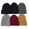 Bonnet Skull Caps Européen et Américain Italie style mode tricoté chapeau couple hiver sports de plein air chaud tricot casquette Gorros spor255J