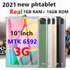 2021 Octa Core 10 Zoll MTK6592 Dual Sim 3G Tablet PC Telefon IPS kapazitiver Touchscreen Android 7.0 4GB 64GB