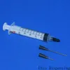 Dispensing Syringes Barrels 10cc 16G 1.5 Inches+0.5 Inches Tips Caps Adhesive Glue Ink Luer Lock Pack of 10
