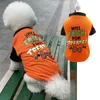 16 Color Halloween Dogs Shirt Dog Apparel Puppy Pets T-Shirt Ghost Costume Outfits Cute Pumpkin Pup Clothes for Small Doggy Cats Pet Clothing Party Cosplay A87