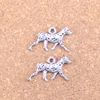 101pcs Antique Silver Bronze Plaqué Chien Dalmatians Charms Pendentif Bricolage Collier Bracelet Bracelet Constatations 13 * 25mm