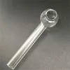 10cm 12cm High Quality Glass Pipes Clear Oil Burner Tube Pyrex Hand Water Pipe Nail tips