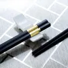 Chopsticks 10 Par Set Boxed Holiday Gifts Non-Slip Anti-Mold High-End Sticks -GRADE högkvalitativ glasfiber C2092814