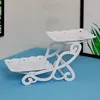 Cake Stand Dishes Cupcake Snacks Plates Plastic Candy Living Room Home Three-layer Plate Creative Modern Fruit Basket