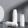 Flacon pompe à Lotion sans air blanc, 5ml, 10ml, 15ml, Mini récipient d'échantillon et de Test, emballage cosmétique KK0068HY