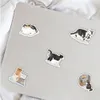 50pcsかわいい猫のステッカースケートボード用スケートアクセサリーラップトップ荷物自転車バイク電話車デカールパーティーの装飾