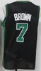 Men Jayson Tatum Jersey 0 Jaylen Brown 7 Basketball For Sport Fans Breathable All Stitching Team Color Green Black White Grey Pure Cotton Excellent Quality On Sale