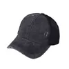 Ponytail Hats 9 Colors Washed Mesh Back Leopard Camo Hollow Messy Bun Baseball Cap Trucker Hat CYZ3154