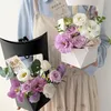 Emballage cadeau Papier Fleurs Boîte Sac à main Rose Fleuriste Bouquet Mariage Emballage Carton Saint Valentin