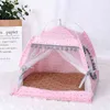 Cat Tent Bed Pet Products Общий Teeeeee закрыл уютный гамак с полами дома домашнее животное, аксессуары для собак 21111