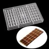 Backengebäckwerkzeuge Schokoladenstangenform Süßwaren für Kuchendekoration Polycarbonat