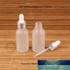5ピース/ロット高品質空ガラス30mlエッセンシャルオイルボトル凍結ドロスペット1オンス女性化粧品容器小包
