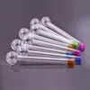 Smoking pipe 4inch Colorful Pyrex Glass Oil Burner Pipe tobcco herb glass oil nails Water Hand Pipes Smoking Accessories