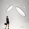 북유럽 디자인 미니멀리스트 간단한 라운드 램프 매달려 램프 현대 전등 아트 장식 계단 홀 거실 / 다이닝 룸 침실 바