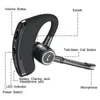 V8S USB-drivna Bluetooth-kompatibla hörlurar med öronkrok brusreducering Business Wireless Hands Free Headset med MicPhone