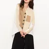 Moda maglione con scollo a V casual cardigan in maglia allentata manica lunga da donna maglione a colori di successo autunno ZA2731 210427
