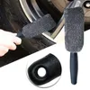 Veículo pneu escovas escovas de roda ferramentas de limpeza de carro escova de carro microfiber esfrega auto cuidado poeira remover a ferramenta de limpeza de lavagem