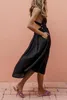 カジュアルドレスZ-ZOUX女性ドレスファッションボヘミアバックレスレースアップセクシービーチルーズプラスサイズ夏レッド2022