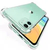Premium Shocksäkra Clear Phone Fodral för iPhone 13 12 11 Pro Max Mini XR XS X 8 7 6 Plus SE Samsung S20 S21 Ultra Fe Soft TPU Silikon Transparent Skyddsskydd