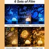 رومانسية 360 التناوب ستار سكاي بروبرجور LED Starry Sky Projector Lamp Light Light for Girlfriend Kids Gifts 210319
