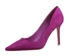 Neue High Heels Frauen Mode Spitz Zehen Büroschuhe Frauen Solide Flache High Heels Schuhe 516-1