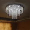 Plafondverlichting 3 lagen kristallen lamp moderne plafonnier AC110V 220v LED-licht woonkamer