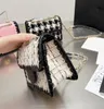 Designer - 2022 Nuova borsa a tracolla cuciture in lana Patchwork pelle bovina texture borsa a tracolla borsa moda donna alta qualità 19 cm 888